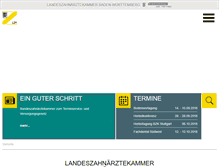 Tablet Screenshot of lzk-bw.de